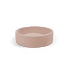 Nood betonnen waskom Bowl rond Blush Pink - 40 cm