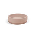 Nood betonnen waskom Bowl Two Tone rond Blush Pink - 40 cm